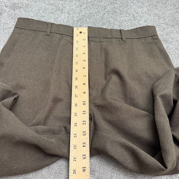 Levi's Action Slacks Vintage 80s Dress Pants Mens 36x29 Brown Flat Front Trouser - Picture 13 of 16